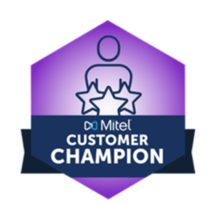 TRI-TEC Mitel Customer Champion Badge